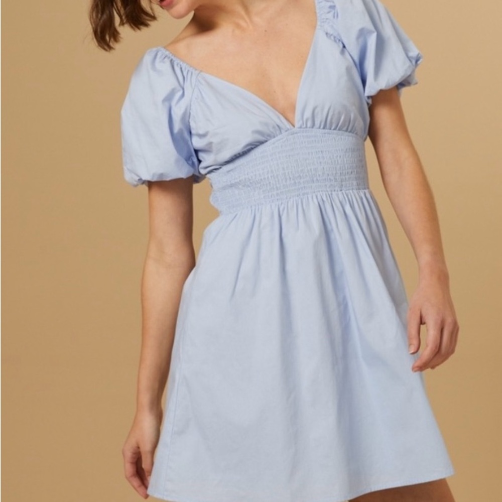 Altar'd State Light Blue Mini Dress